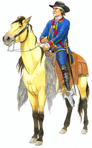 Juan Bautista de Anza on horseback