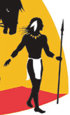Native American in Anza Trail logo
