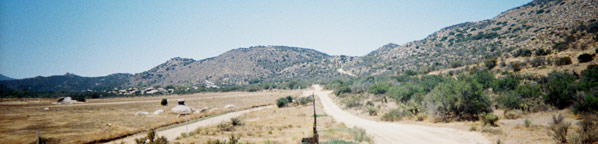View north at San Carlos Pass in Riverside County