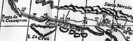 Detail of Font's map