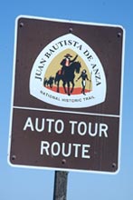 Juan Bautista de Anza Auto Tour Route sign